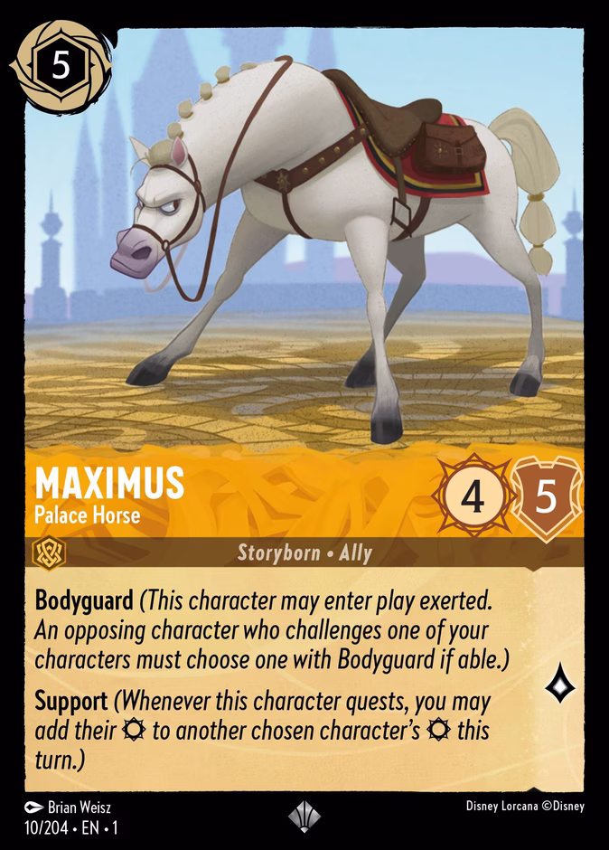 Maximus - Palace Horse — The First Chapter #10 (Disney Lorcana card)