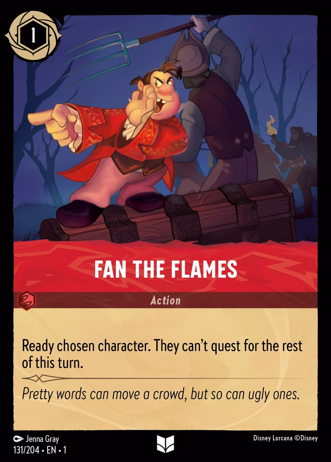 Fan the Flames — The First Chapter #131 (Disney Lorcana card)
