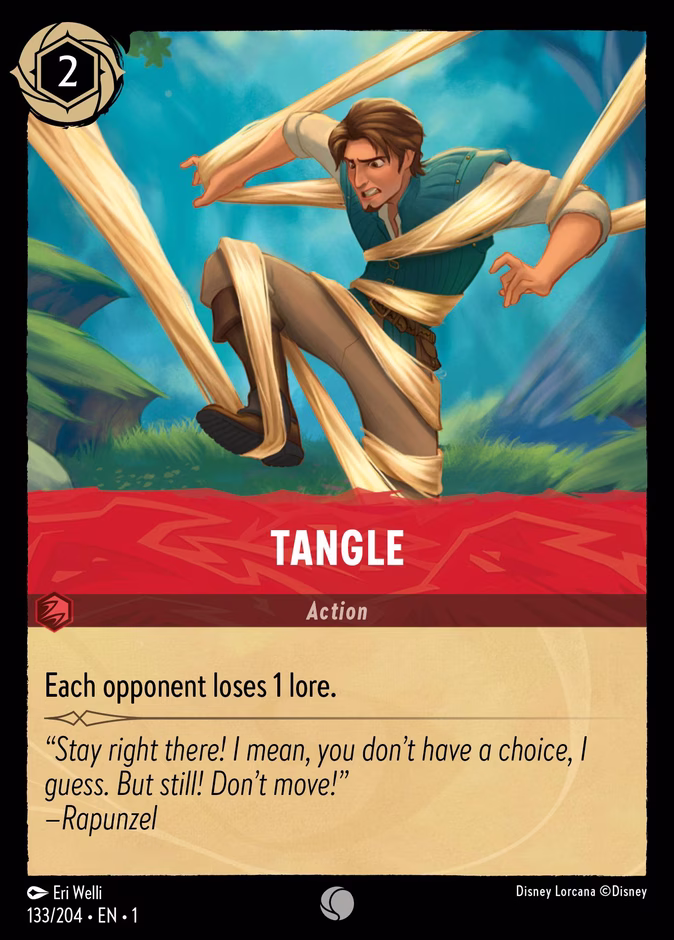 Tangle — The First Chapter #133 (Disney Lorcana card)