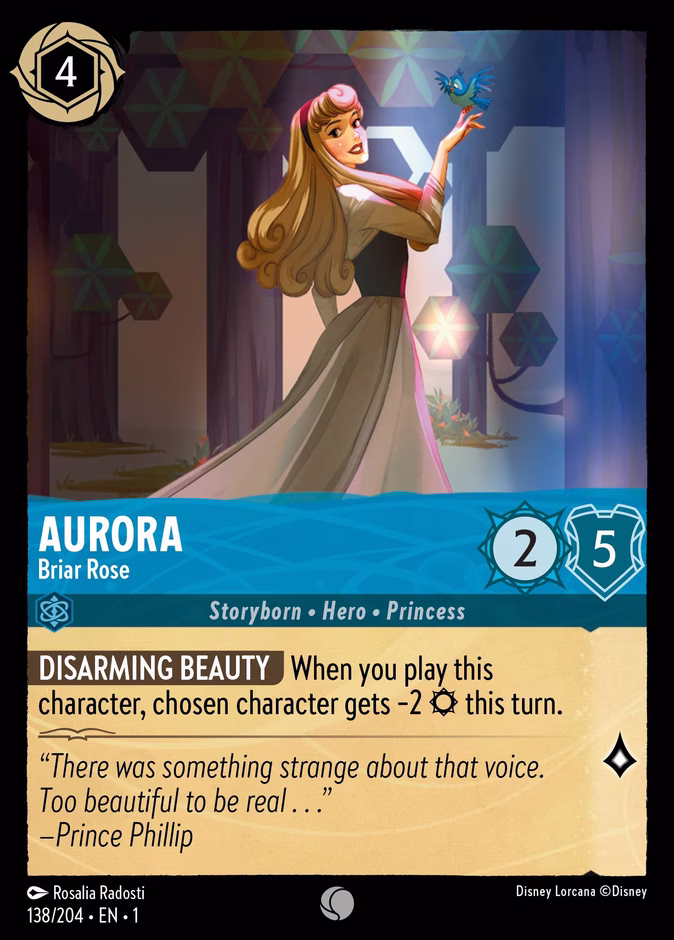 Aurora - Briar Rose — The First Chapter #138 (Disney Lorcana card)
