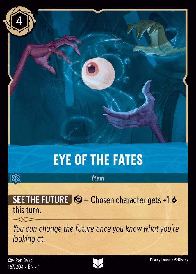 Eye of the Fates — The First Chapter #167 (Disney Lorcana card)