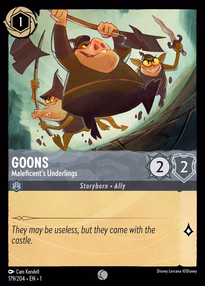 Goons - Maleficent's Underlings — The First Chapter #179 (Disney Lorcana card)