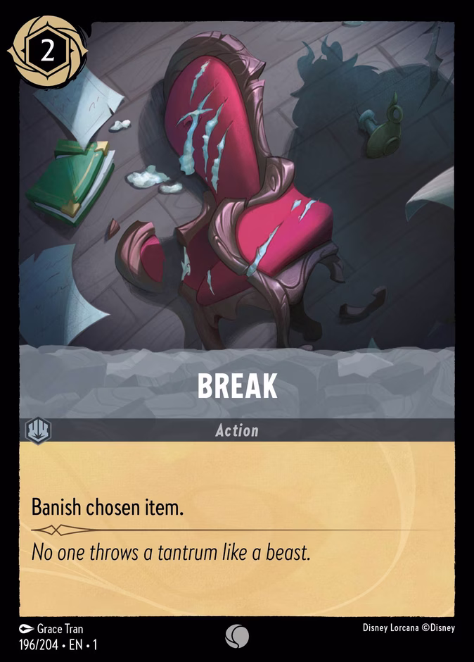 Break — The First Chapter #196 (Disney Lorcana card)