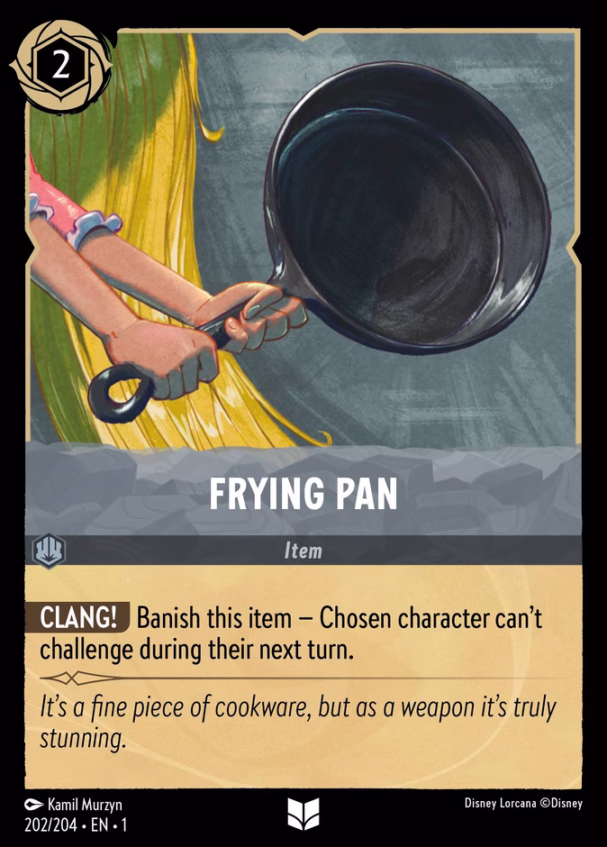 Frying Pan — The First Chapter #202 (Disney Lorcana card)