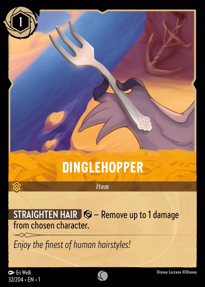 Dinglehopper — The First Chapter #32 (Disney Lorcana card)