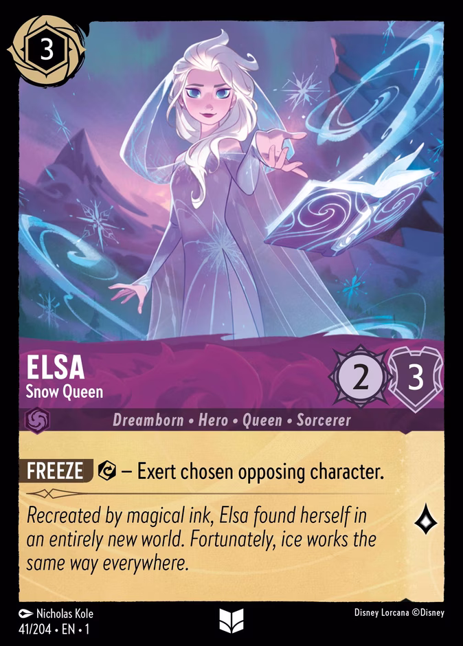 Elsa - Snow Queen — The First Chapter #41 (Disney Lorcana card)