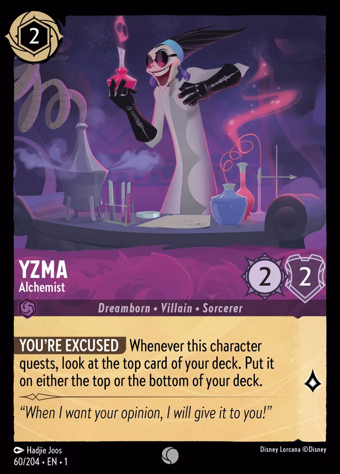 Yzma - Alchemist — The First Chapter #60 (Disney Lorcana card)