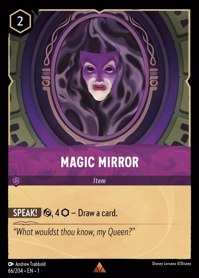 Magic Mirror — The First Chapter #66 (Disney Lorcana card)