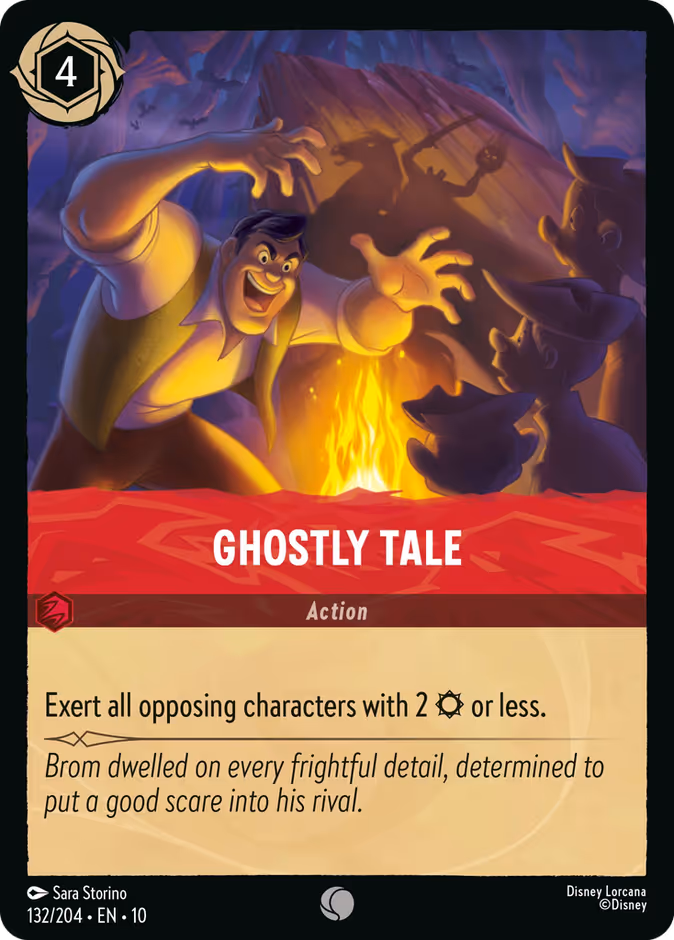 Ghostly Tale — Whispers in the Well #132 (Disney Lorcana card)