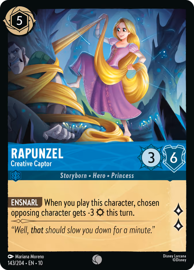 Rapunzel - Creative Captor — Whispers in the Well #143 (Disney Lorcana card)