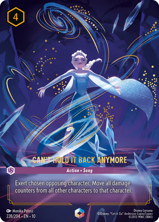 Can't Hold it Back Anymore — Whispers in the Well #228 (Disney Lorcana card)