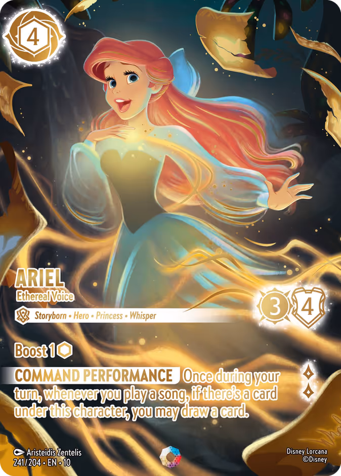 Ariel - Ethereal Voice — Whispers in the Well #241 (Disney Lorcana card)