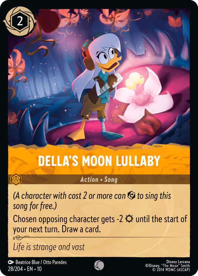 Della's Moon Lullaby — Whispers in the Well #28 (Disney Lorcana card)