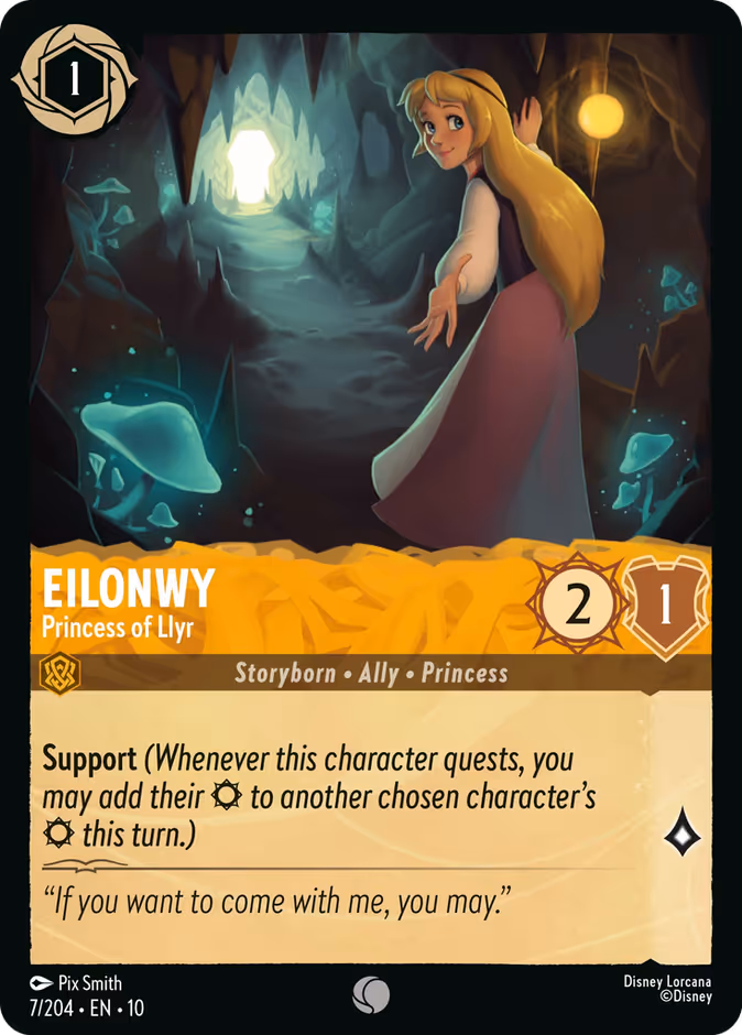 Eilonwy - Princess of Llyr — Whispers in the Well #7 (Disney Lorcana card)