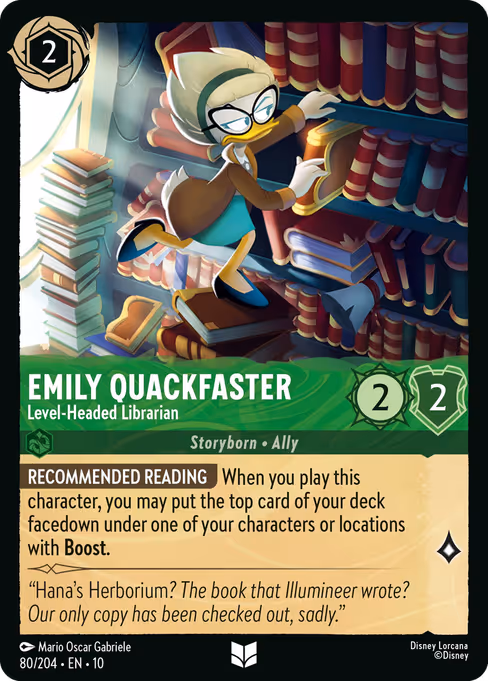 Emily Quackfaster - Level-Headed Librarian (Whispers in the Well #80)