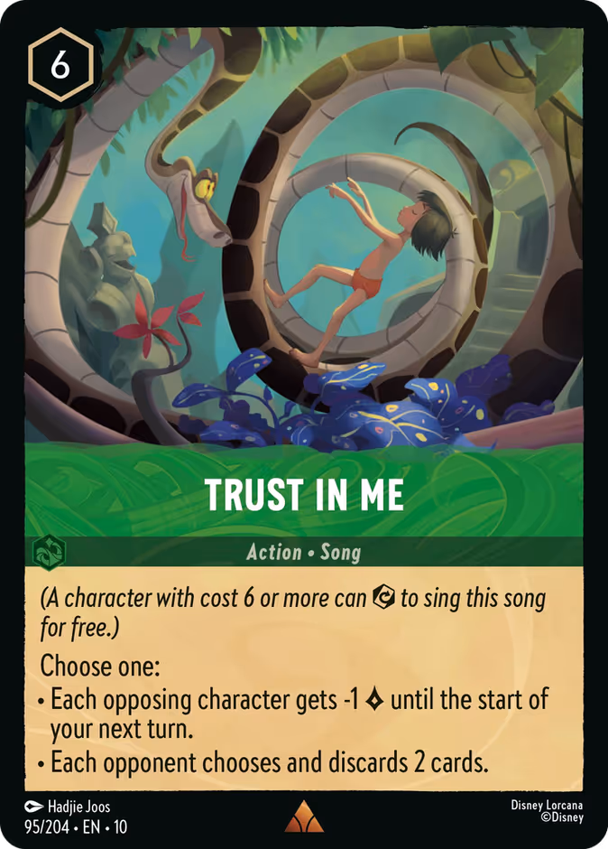 Trust In Me — Whispers in the Well #95 (Disney Lorcana card)