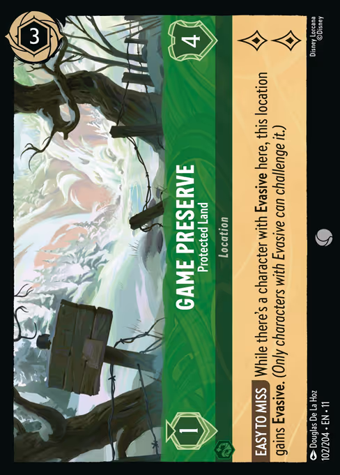 Game Preserve - Protected Land (Winterspell #102)