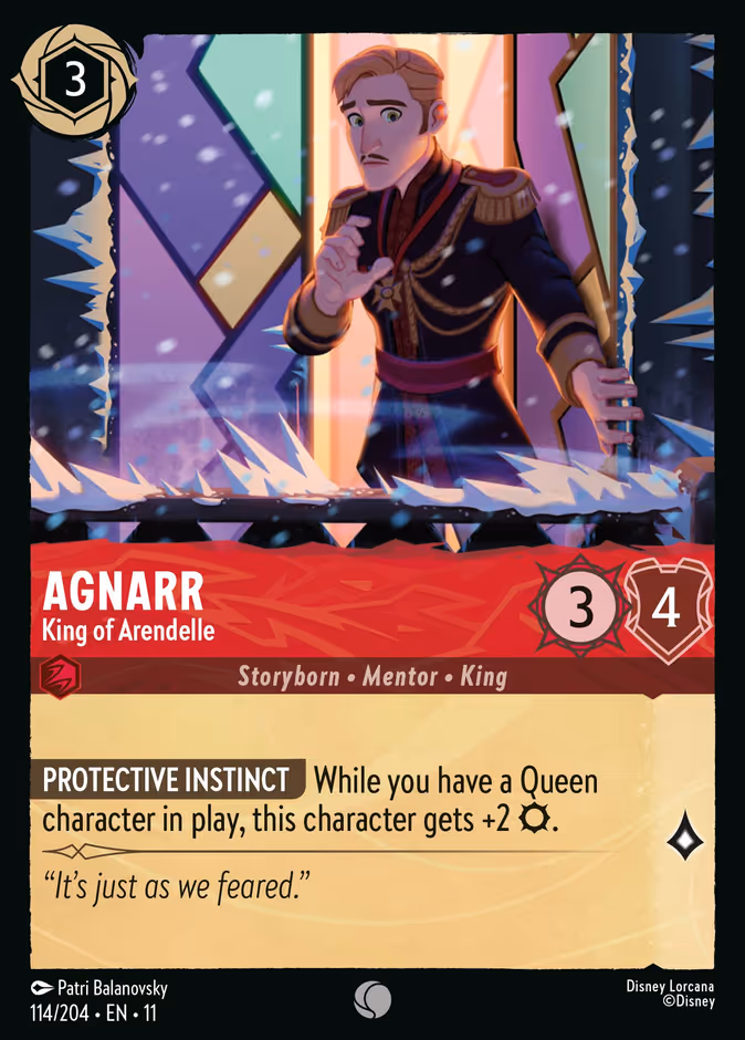 Agnarr - King of Arendelle — Winterspell #114 (Disney Lorcana card)