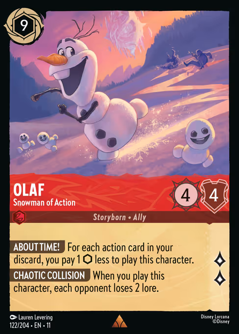 Olaf - Snowman of Action (Winterspell #122)