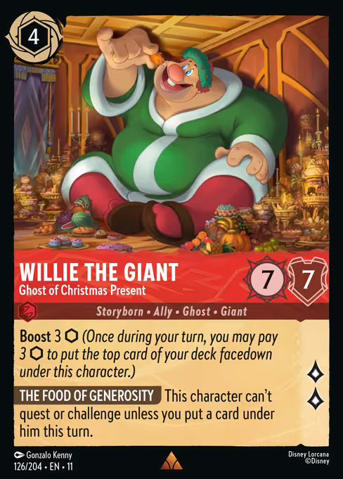 Willie the Giant - Ghost of Christmas Present (Winterspell #126)