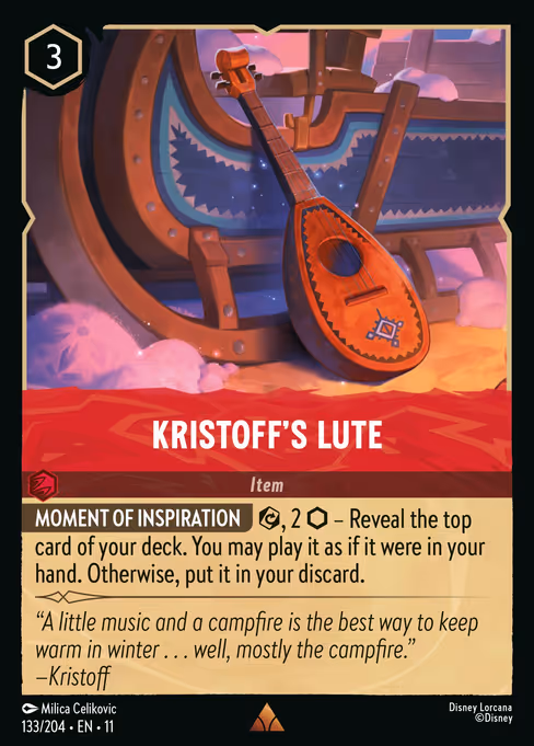Kristoff's Lute (Winterspell #133)