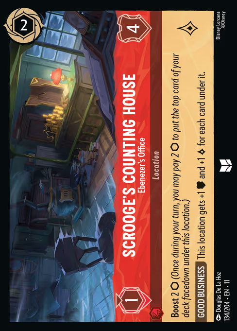 Scrooge's Counting House - Ebenezer's Office (Winterspell #134)