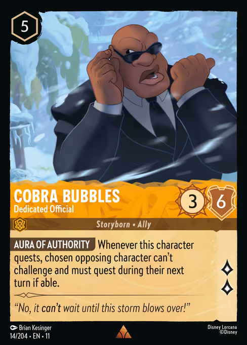 Cobra Bubbles - Dedicated Official (Winterspell #14)