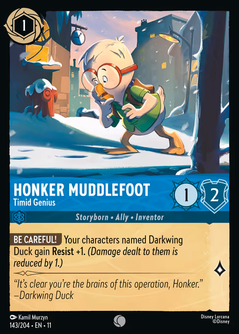 Honker Muddlefoot - Timid Genius (Winterspell #143)