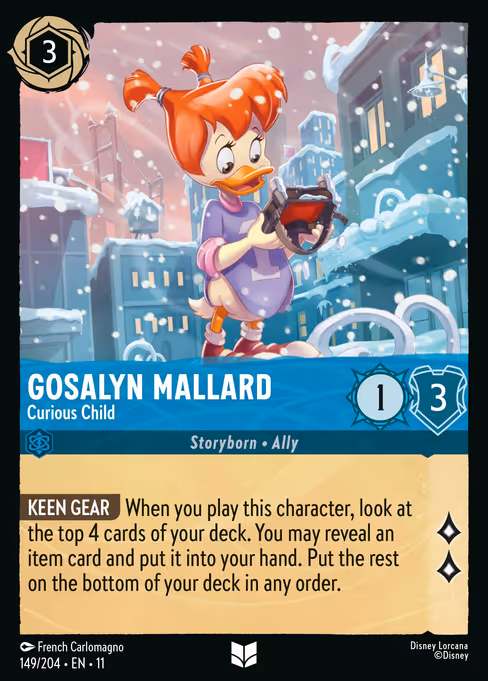 Gosalyn Mallard - Curious Child (Winterspell #149)