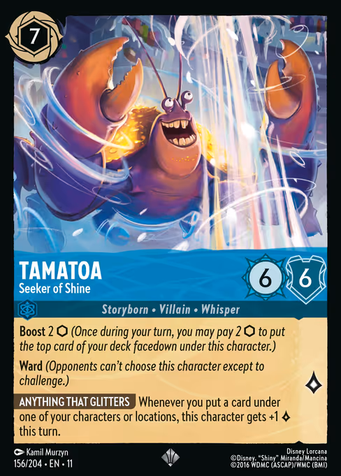 Tamatoa - Seeker of Shine (Winterspell #156)