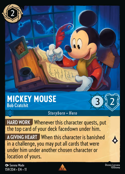 Mickey Mouse - Bob Cratchit (Winterspell #159)