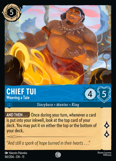 Chief Tui - Weaving a Tale (Winterspell #161)