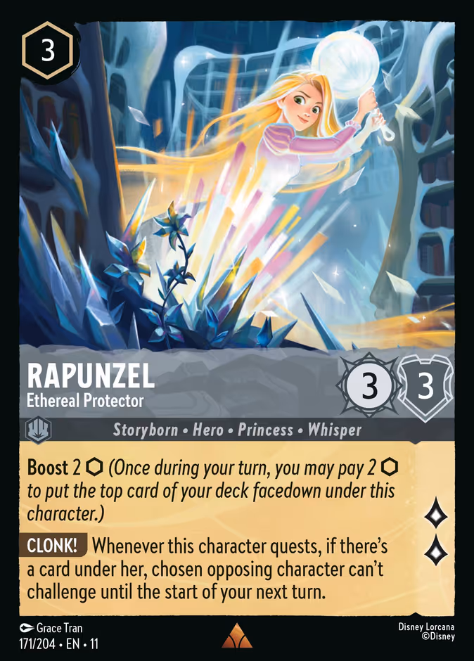 Rapunzel - Ethereal Protector — Winterspell #171 (Disney Lorcana card)