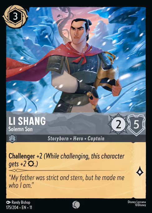 Li Shang - Solemn Son (Winterspell #175)