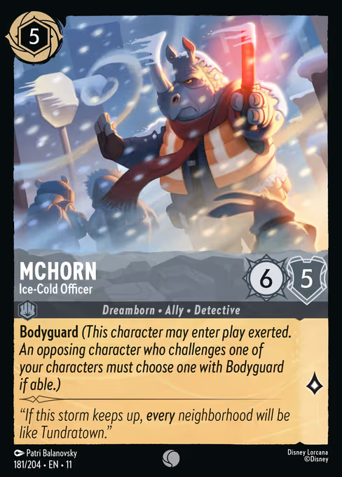 McHorn - Ice-Cold Officer (Winterspell #181)