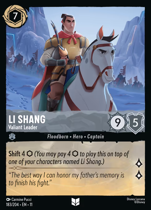Li Shang - Valiant Leader (Winterspell #183)