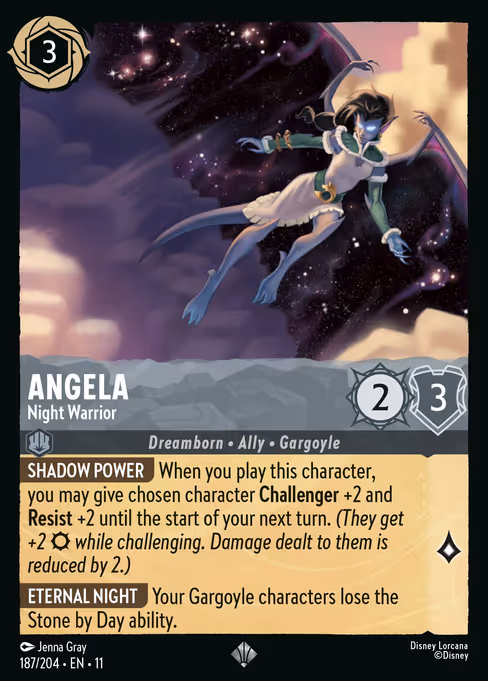 Angela - Night Warrior (Winterspell #187)