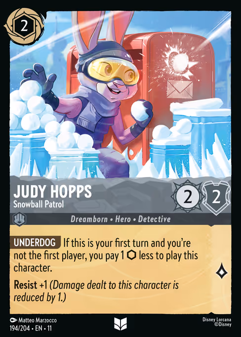 Judy Hopps - Snowball Patrol (Winterspell #194)