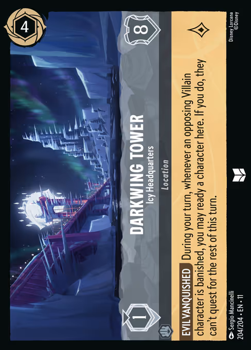 Darkwing Tower - Icy Headquarters (Winterspell #204)