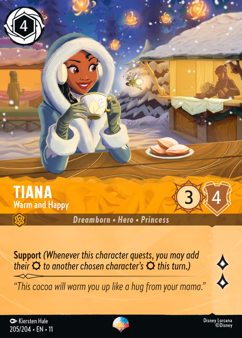 Tiana - Warm and Happy (Winterspell #205)