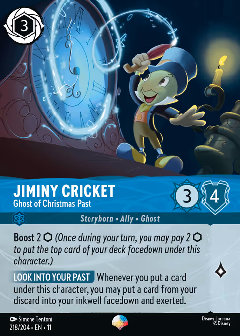 Jiminy Cricket - Ghost of Christmas Past (Winterspell #218)