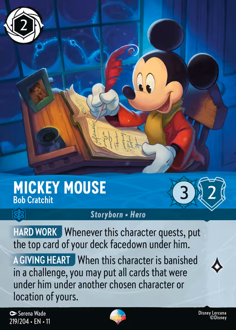 Mickey Mouse - Bob Cratchit (Winterspell #219)