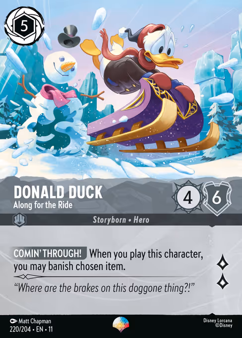 Donald Duck - Along for the Ride (Winterspell #220)