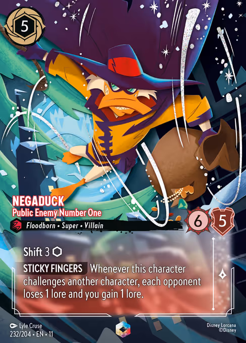 Negaduck - Public Enemy Number One (Winterspell #232)