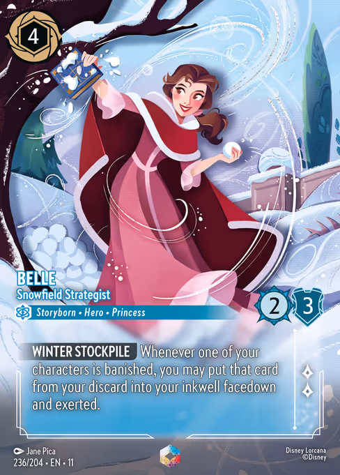 Belle - Snowfield Strategist (Winterspell #236)