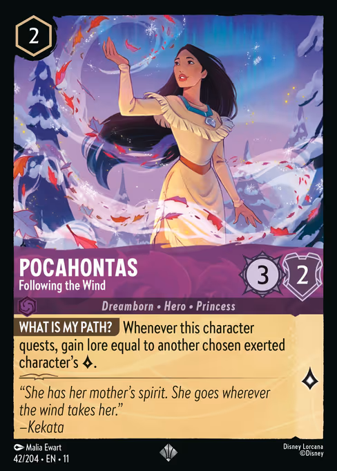 Pocahontas - Following the Wind (Winterspell #42)