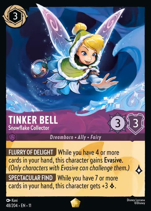 Tinker Bell - Snowflake Collector (Winterspell #48)