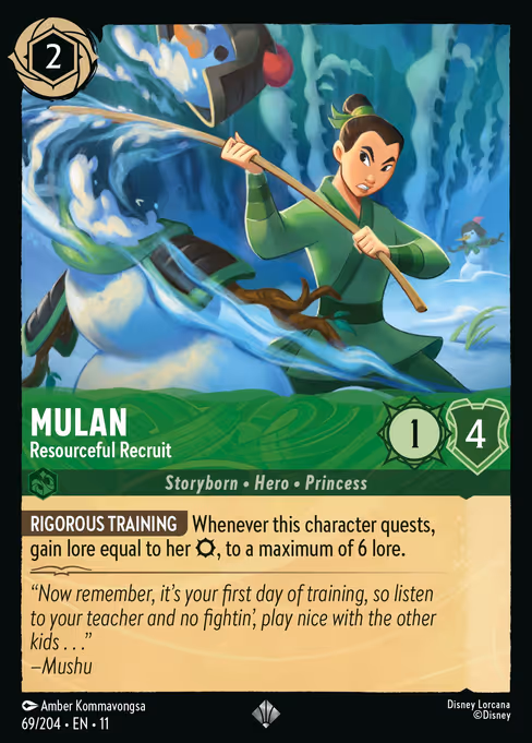 Mulan - Resourceful Recruit (Winterspell #69)