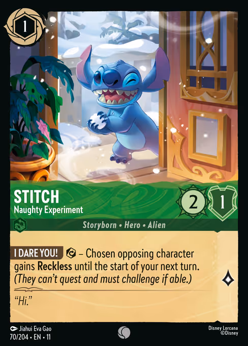 Stitch - Naughty Experiment (Winterspell #70)