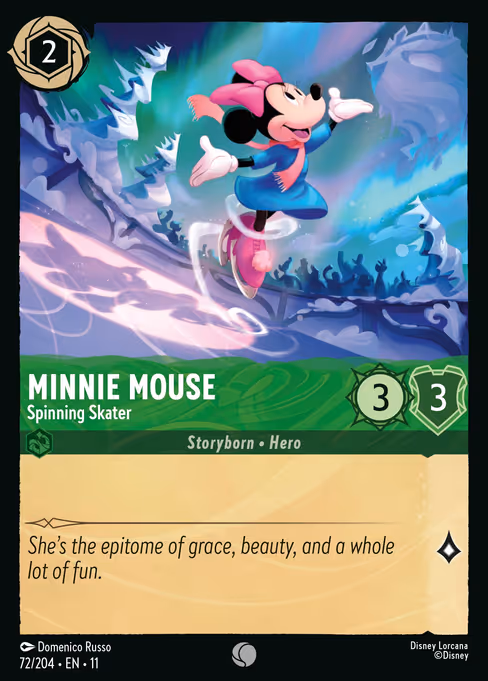 Minnie Mouse - Spinning Skater (Winterspell #72)